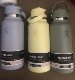 Hydro Flask 32 oz Wide Mouth Water Bottles – Set of 3