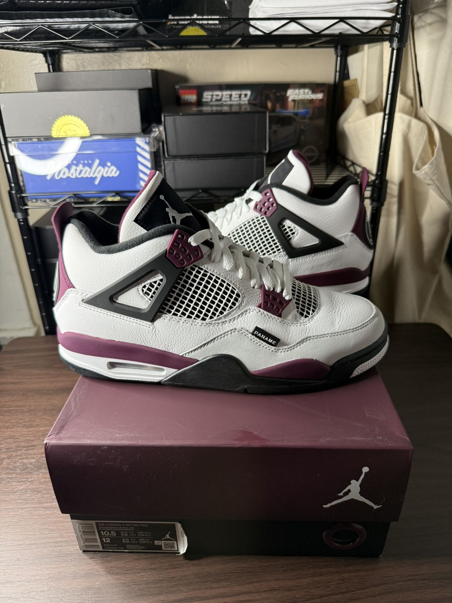 2020 Air Jordan 4 x PSG size 10.5 Brand New