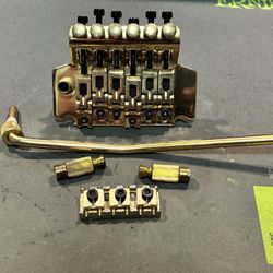 Licensed Floyd Rose Bridge - Gold