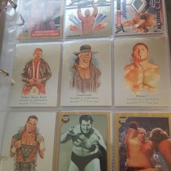 WWE wrestling card collection