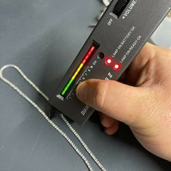 Dimond Tester PASS ✓ ✔️ Dimond simulant 22"x3mm tennis chain 925 Silver