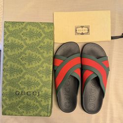 Gucci Criss Cross Slides