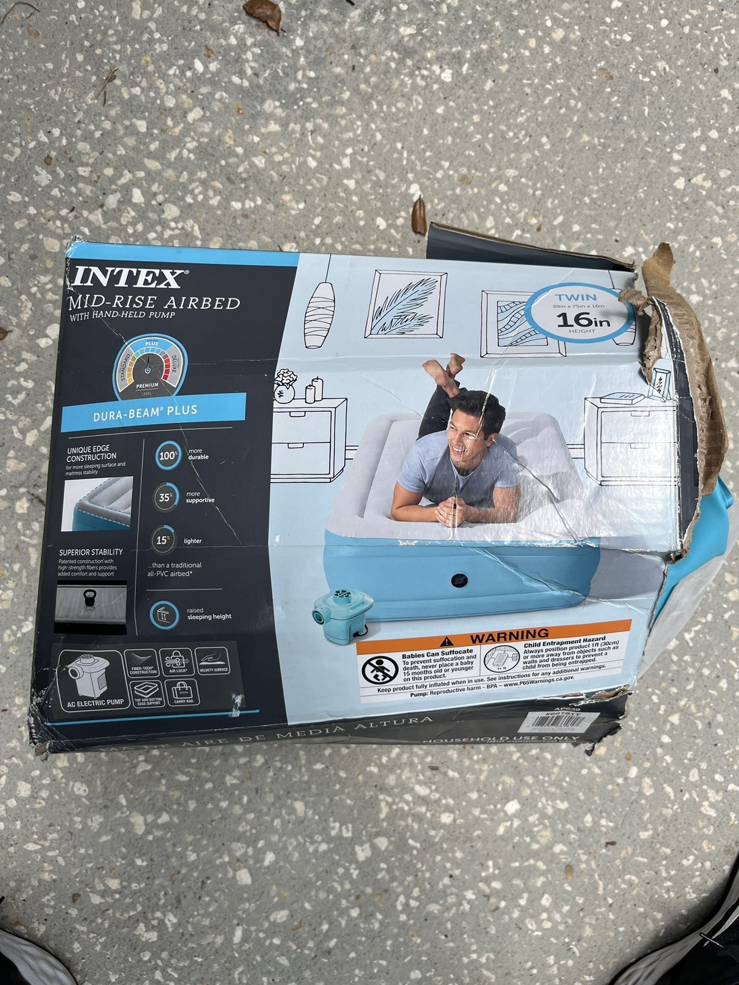 INTEX MID-RISE AIRBED