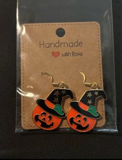 Vintage Pumpkin Earring