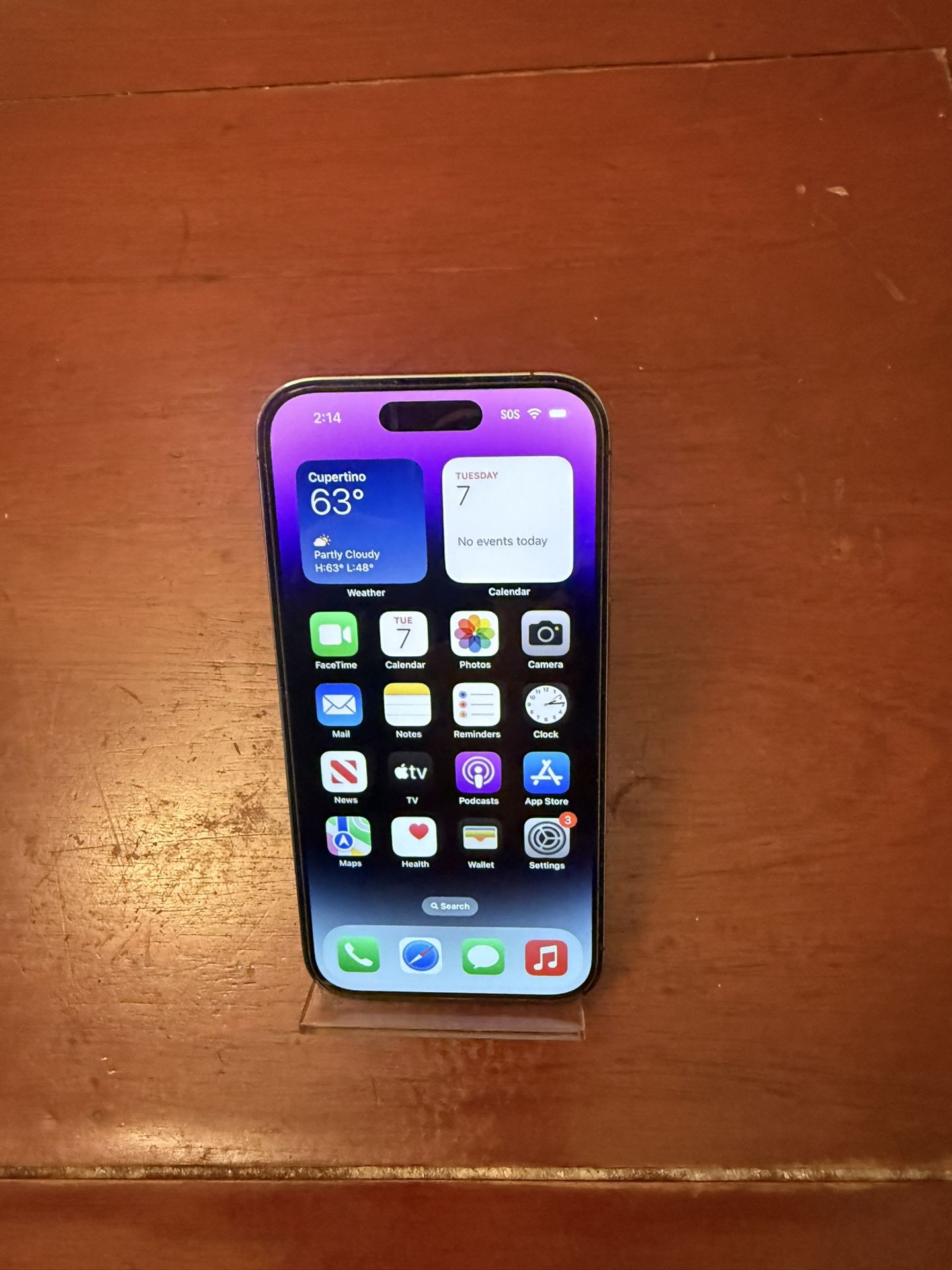 iPhone 14 Pro 256 Gb Unlocked Purple In Excellent Condition