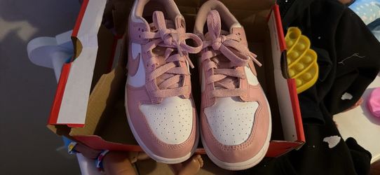 Pink Nike dunk lows