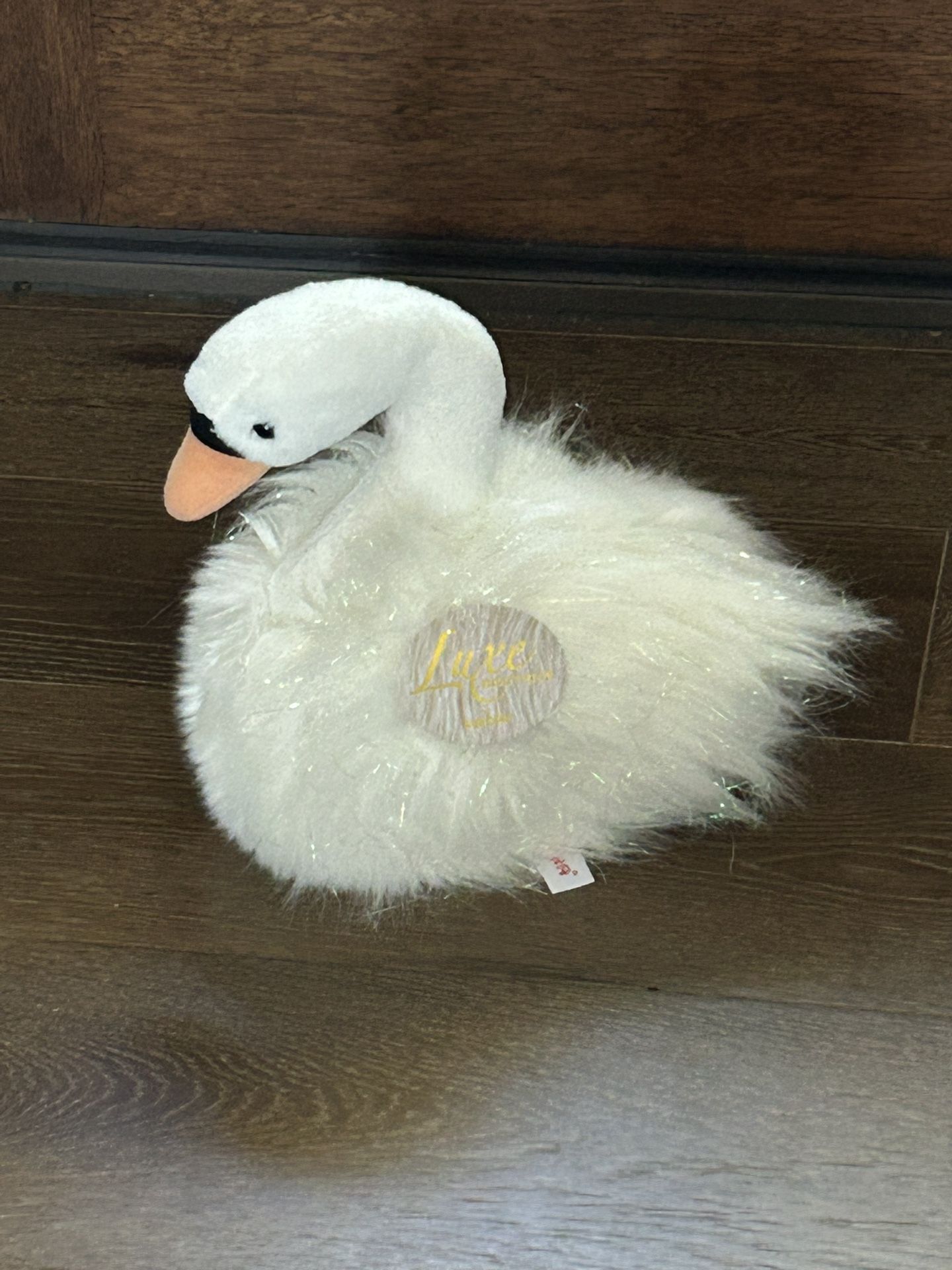 Beautiful stuffed swan