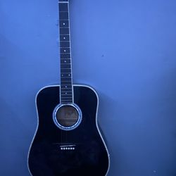 black guitar 