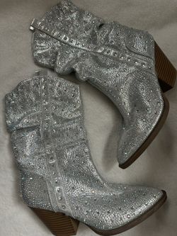 Rhinestone Boots