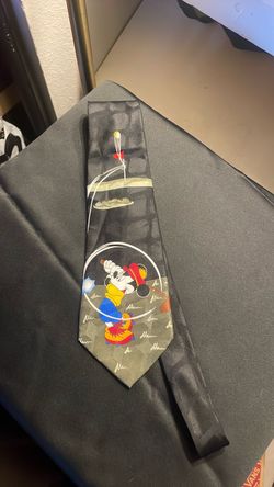 Vintage Mickey Mouse golf necktie