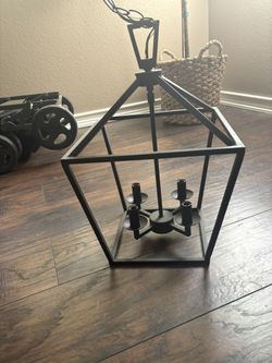 2 Matching Pendant Lights with some light bulbs