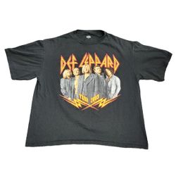 2009 Def Leppard Poison Cheap Trick Concert Tour T-Shirt Size XL