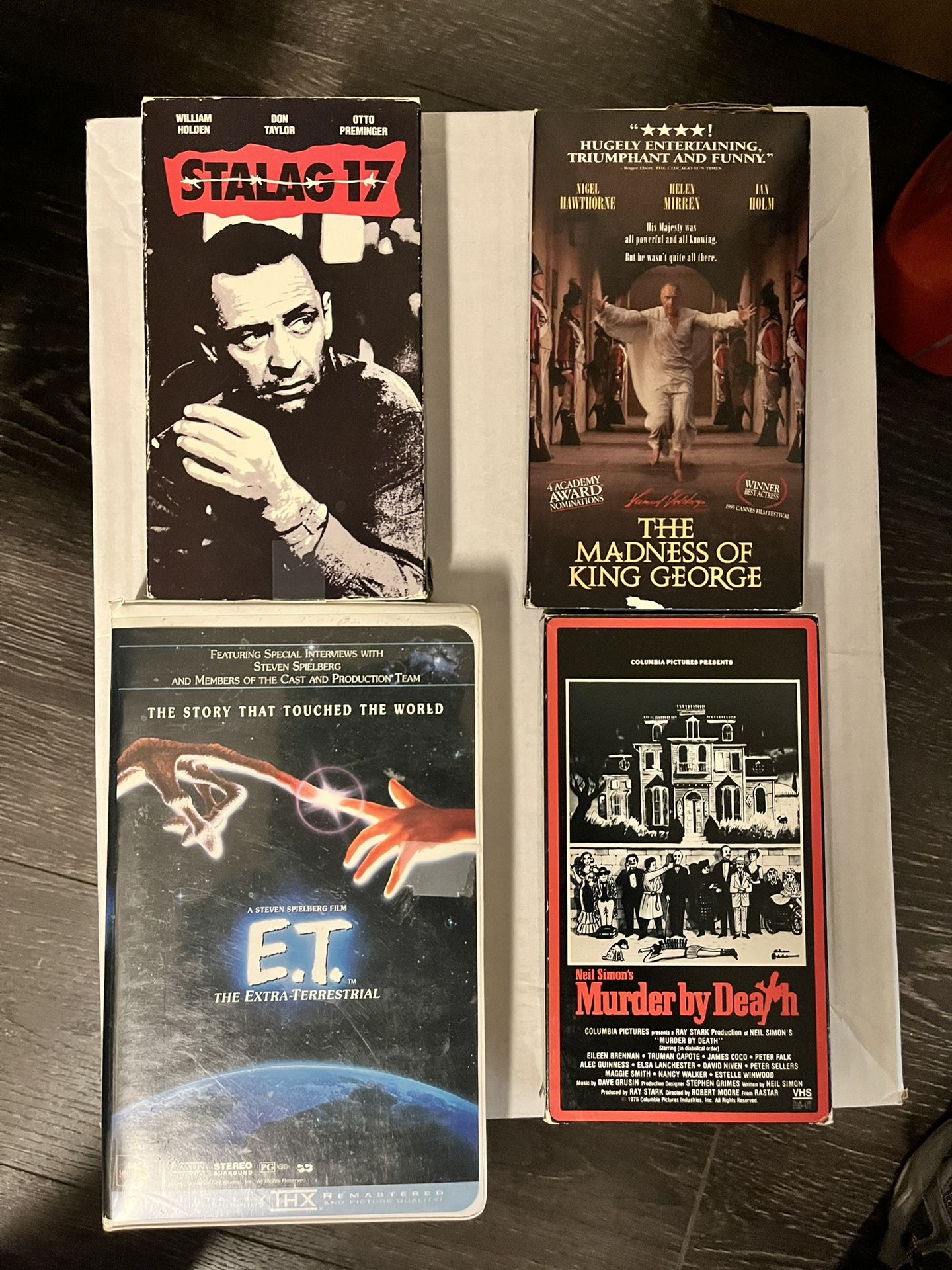 (4) - VHS - $ 5 - Each