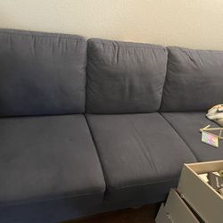 Blue couch