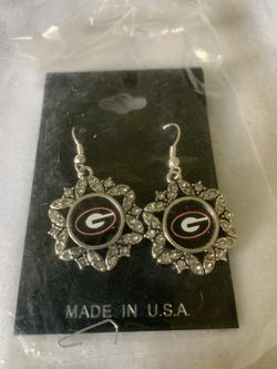 Georgia Bulldogs Earrings