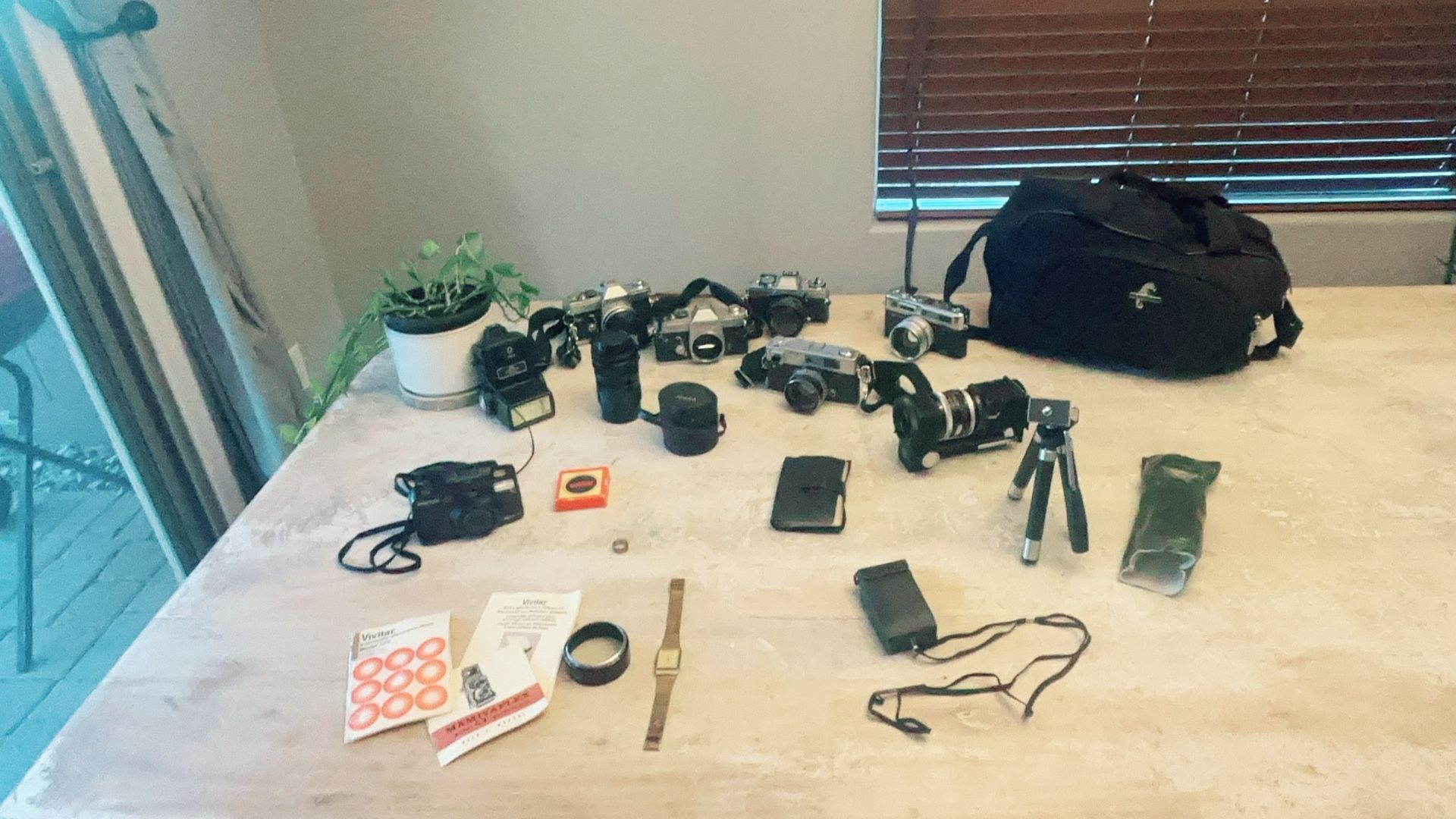 Vintage Cameras And Supplies + Watch & Ring  Open For Offers