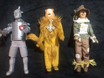 Wizard Of Oz 1988 Vintage 7 Doll Set 11” Tall Made By Multi Toys Corp