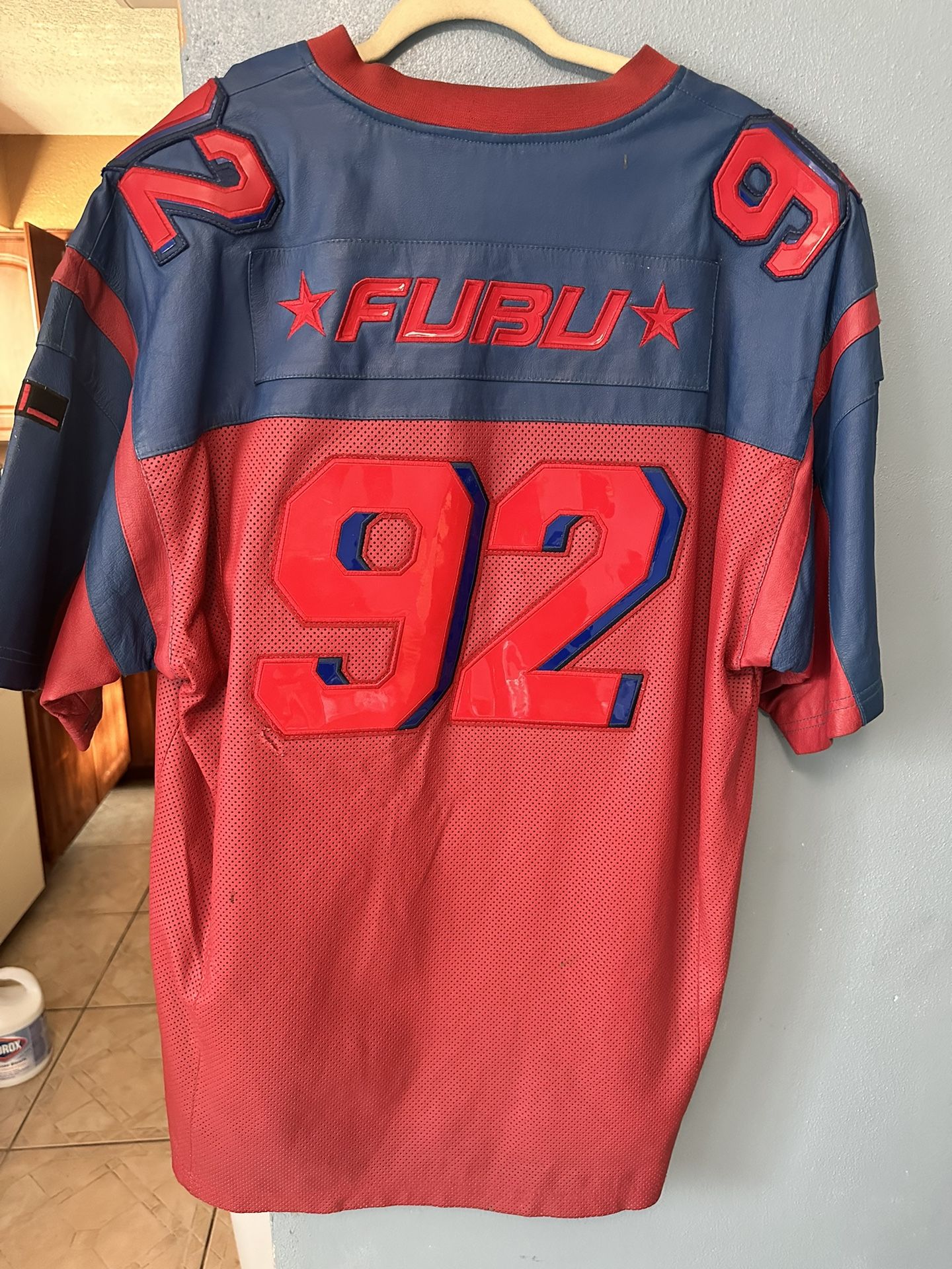 1 Of 1 All Leather Vintage Fubu Jersey 