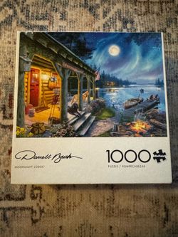 Buffalo Games Moonlight Lodge 1000 Piece Puzzle
