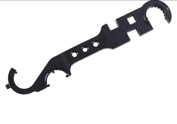 Multi Tool Combo Wrench Castle Nut Key Barrel Nut Wrench Buttstock Tube Tool Hand Gatd Tool Kit
