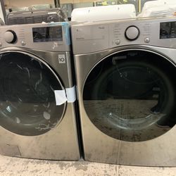 LG WASHER AND GAS DRYER