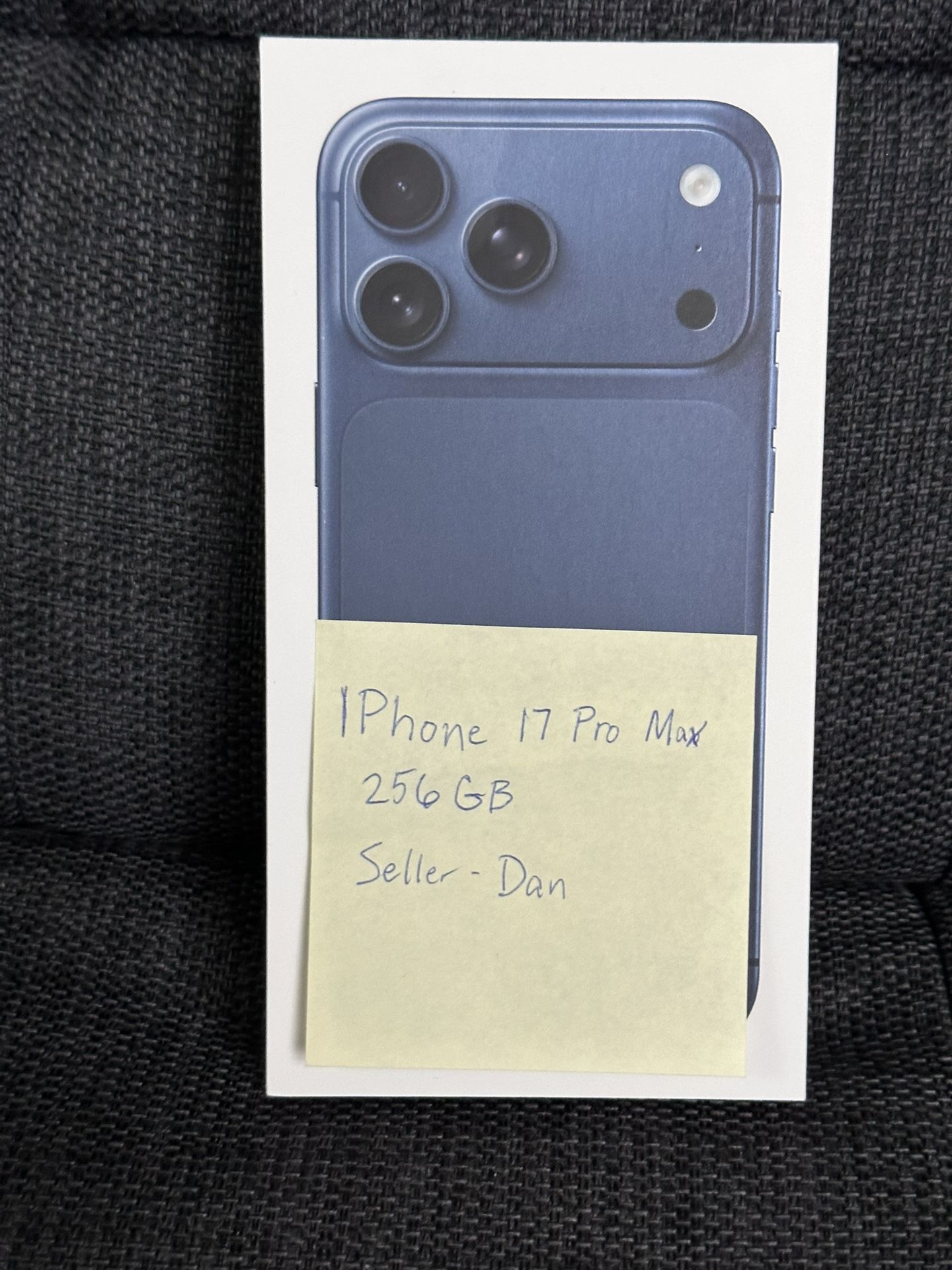 New Apple iPhone 17 Pro Max 256GB Deep Blue