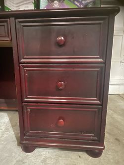 Wood desk