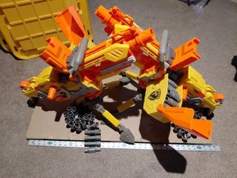 Two nerf vulcans
