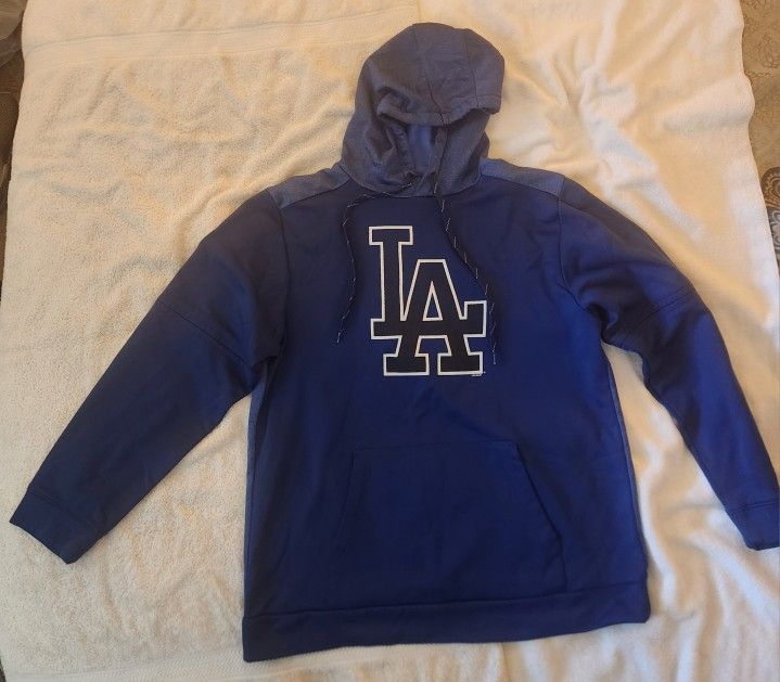 LA Dodger Hoodie MLB Liscensed Blue Large