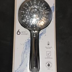Nevis Chrome Handheld Shower Head 1.8-GPM (6.8-LPM)