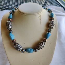 Vintage Turquoise Necklace Unique