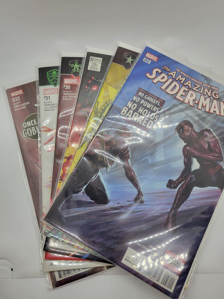 Marvel Comics The Amazing Spiderman #28 - 32 Includes 30 Variant Green Goblin Iron Spider Bishop