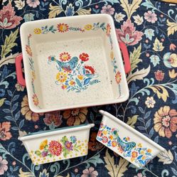 Pioneer Woman Stoneware Bake Set