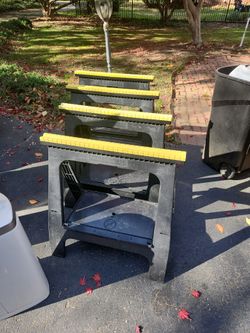 4 Workhorse Storehorse Folding Sawhorses