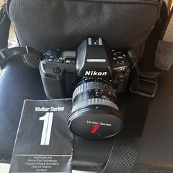 Nikon  N90S with Vivitar Series 1 Lense 