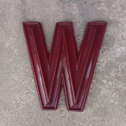Vintage Red Translucent Drive-In Marquee Letters 