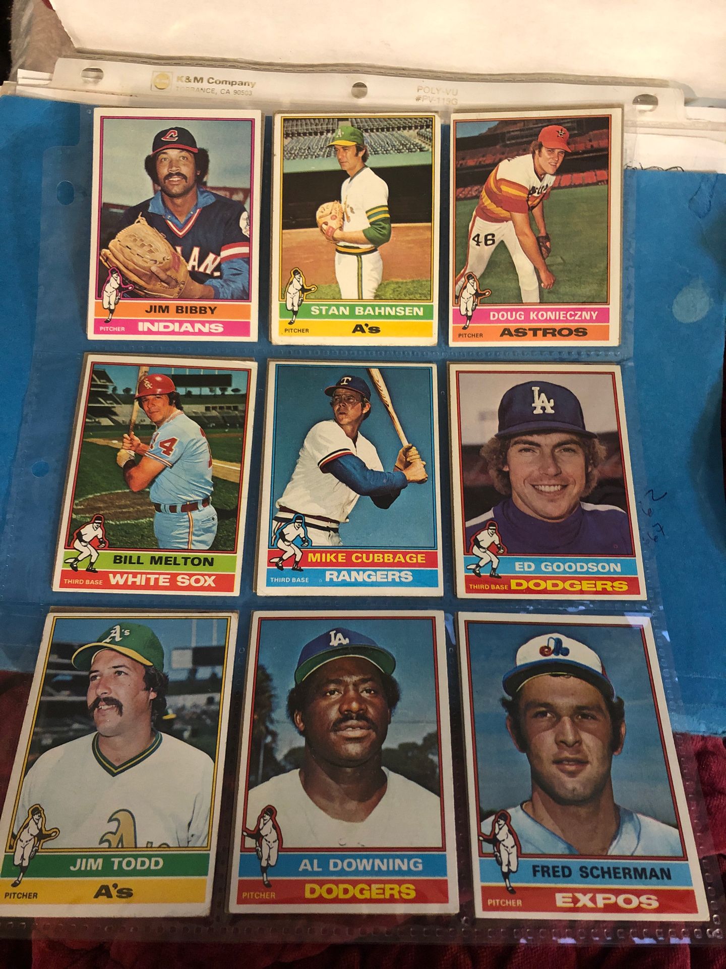 Very nice 1976 topps baseball card lot #2 ; 18 cards