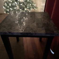 Marble Corner Table $25