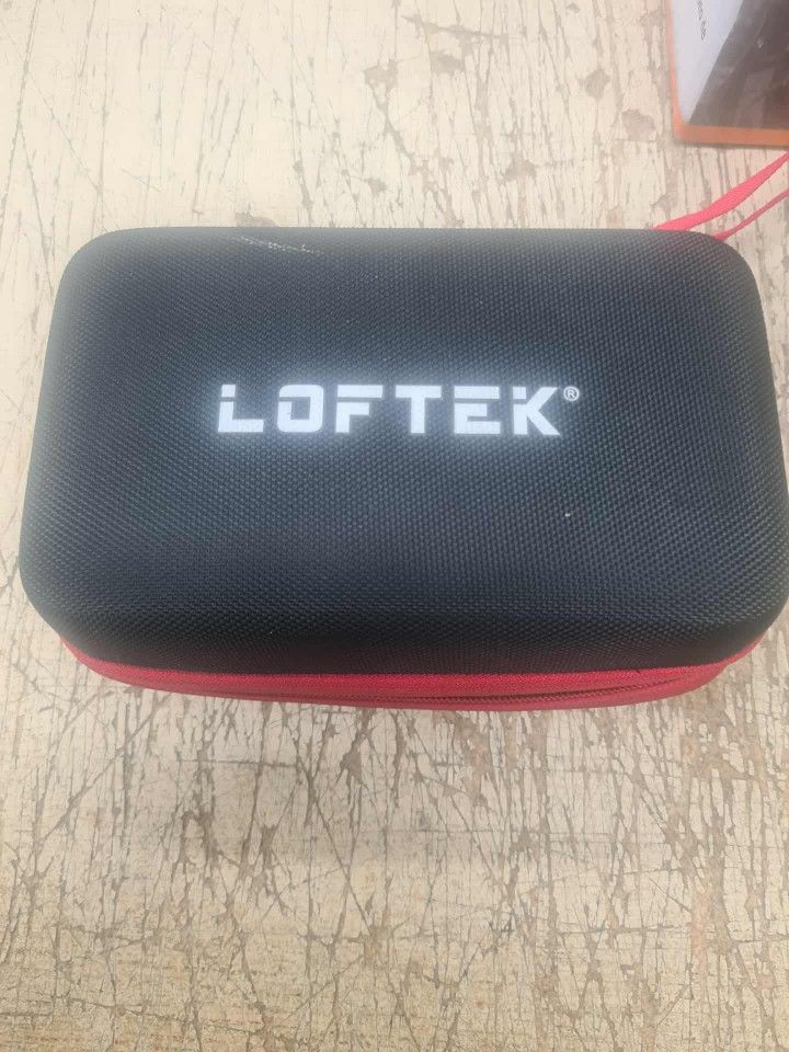 LOFTEK Portable Car Battery Jump Starter (Up to 7.0L Gas or 5.5L Diesel Engine), 12V Power Pack Auto Battery Booster with Built-in LED Light, Red
