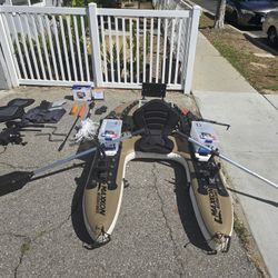 MAXXON CATAMARAN INFLATABLE CUSTOM LOADED 