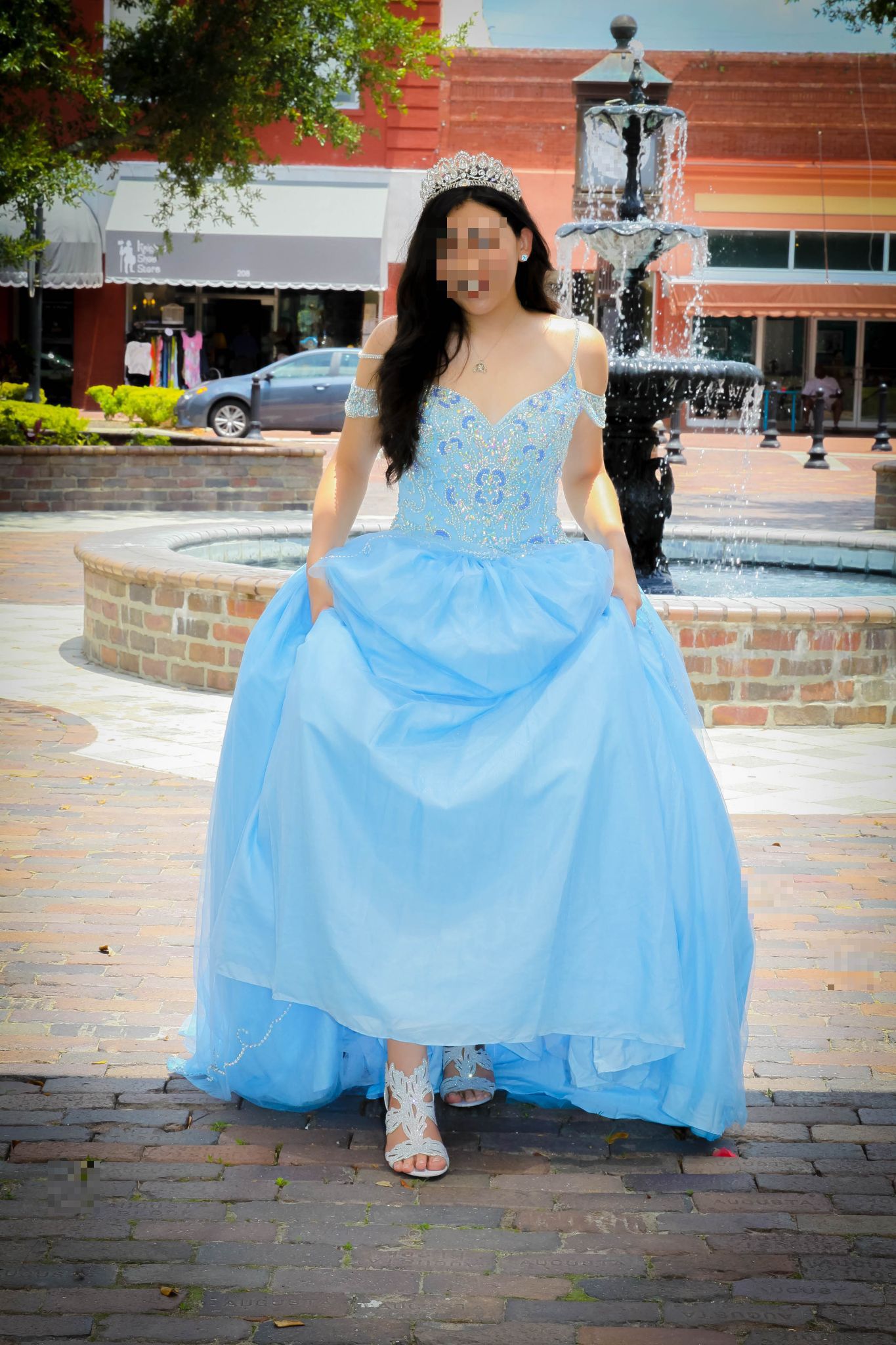 Sweet 16 Quinceanera Dress Light Blue Size Small To Medium