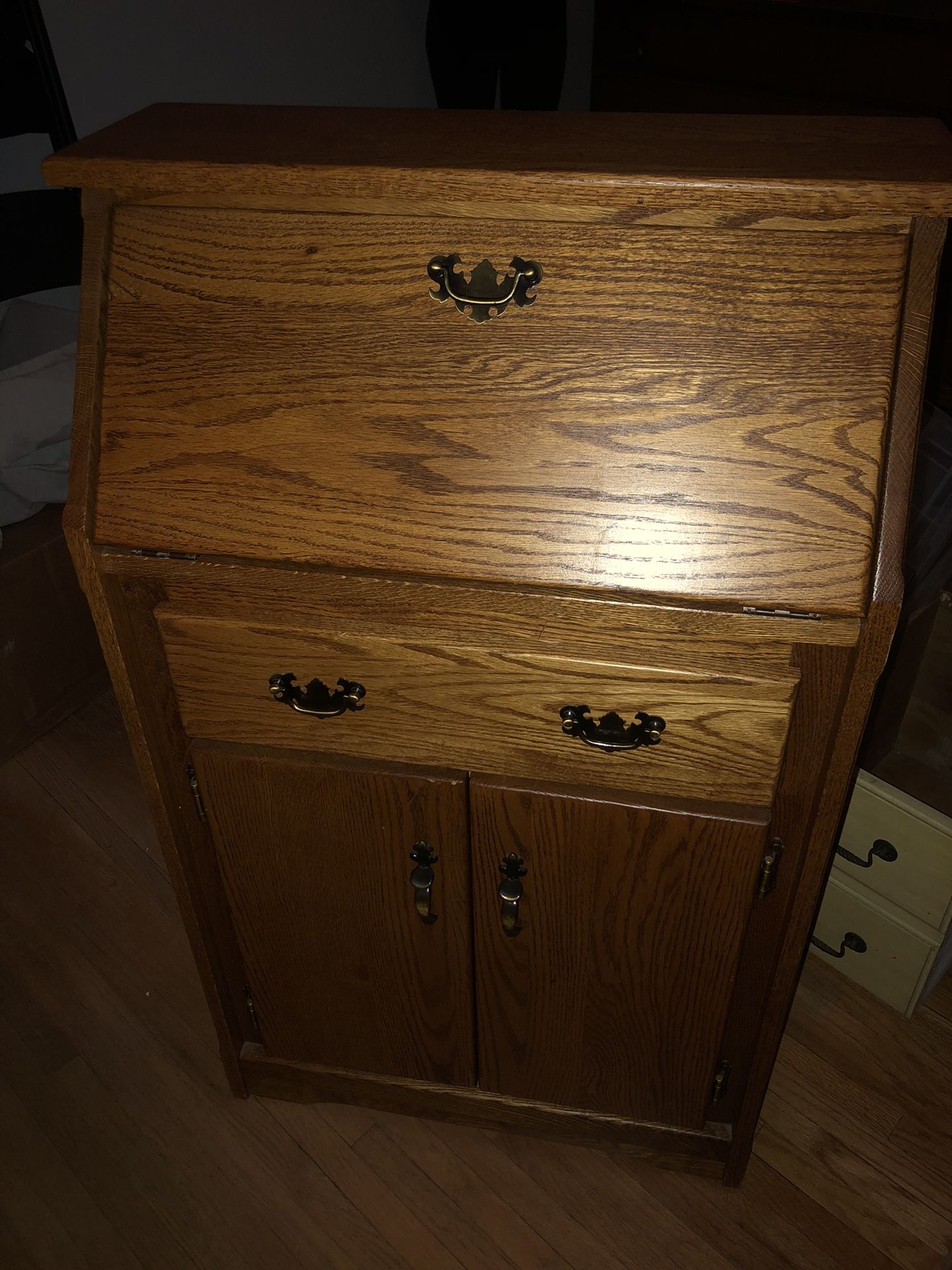 Small Drop Front Desk