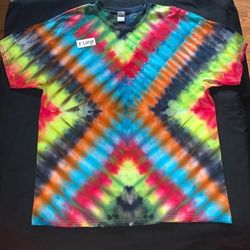 Hand Made X Pattern Tiedyes
