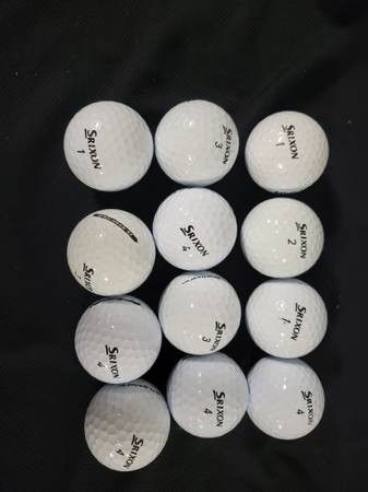 One dozen excellent srixon golf balls