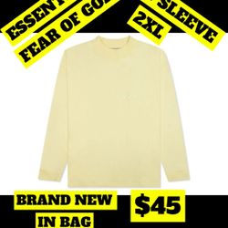 Essentials FEAR OF GOD Long Sleeve Shirt Brand New In Bag 2XL FOG Kith Supreme