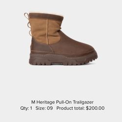 UGG Men’s Heritage Trail Gazer Sz 9 