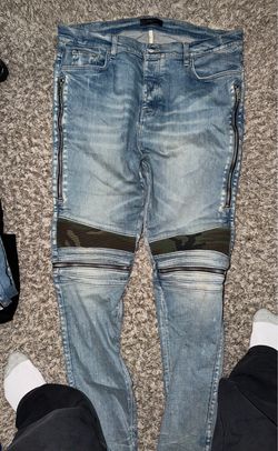 Amiri MX2 Camo Jeans 'Clay Indigo'
