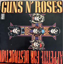 Guns N' Roses Appetite for Destruction Vinyl