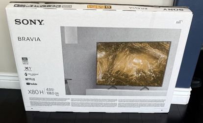 Sony Bravia 4k 43” Smart Try Brand New