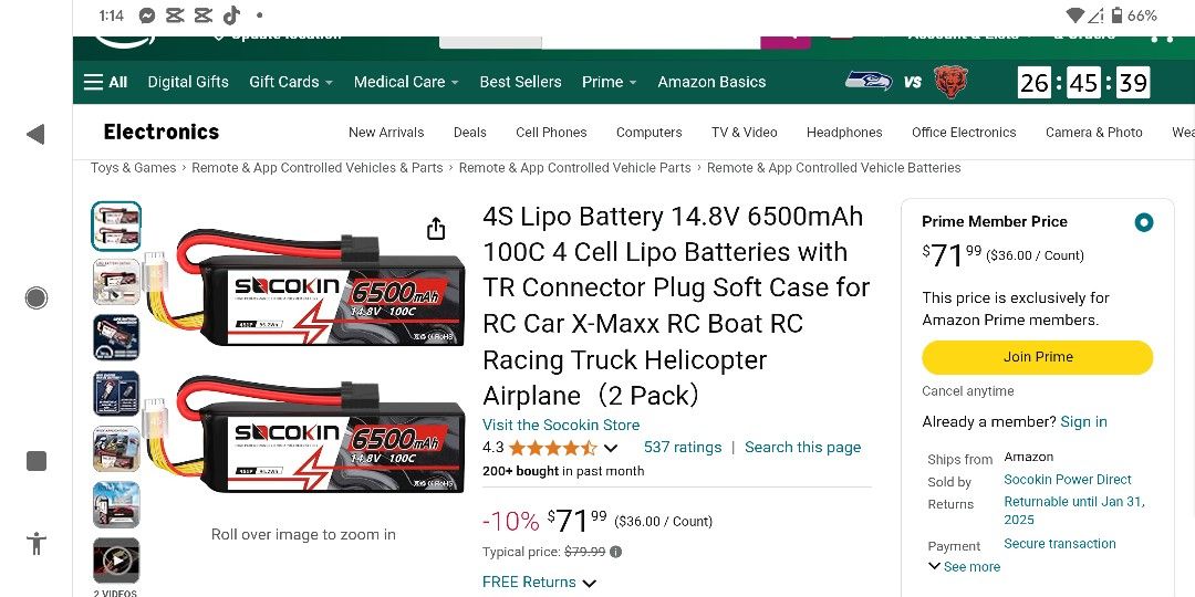 RC Car Battery